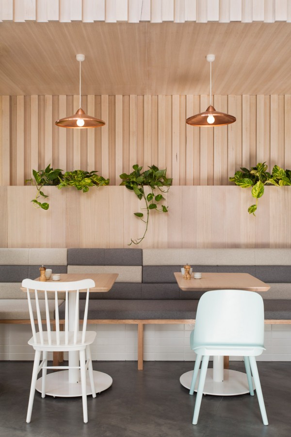 The Kitty Burns restaurant in Melbourne by Biasol Design Studio