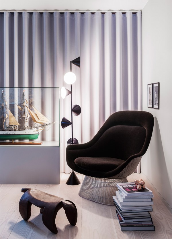 Studio David Thulstrup avoids Scandinavian furniture in Copenhagen apartment design
