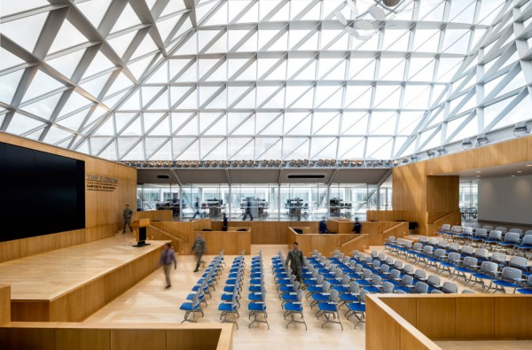 Centre of Leadership for a US Air Force base designed by Skidmore Owings and Merrill