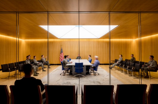Centre of Leadership for a US Air Force base designed by Skidmore Owings and Merrill