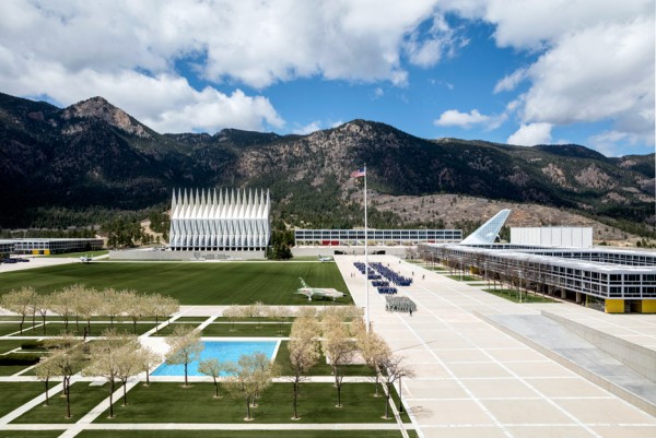 Centre of Leadership for a US Air Force base designed by Skidmore Owings and Merrill