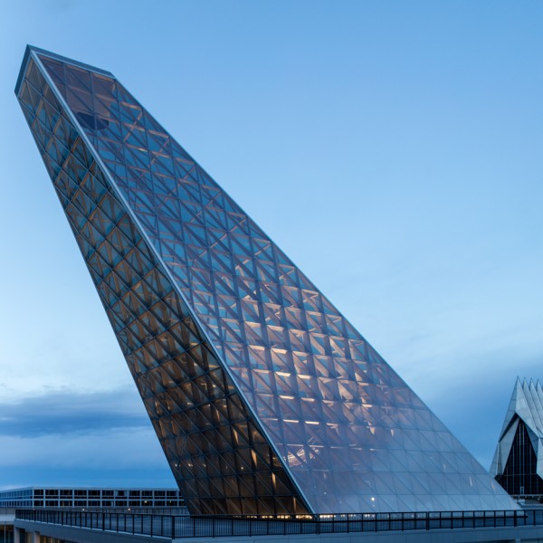 Centre of Leadership for a US Air Force base designed by Skidmore Owings and Merrill