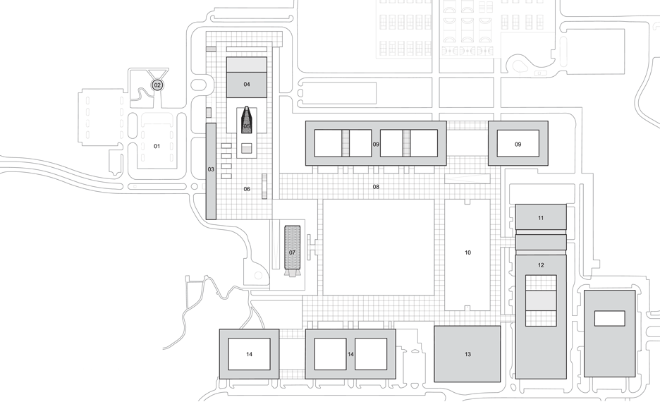 Centre of Leadership for a US Air Force base designed by Skidmore Owings and Merrill