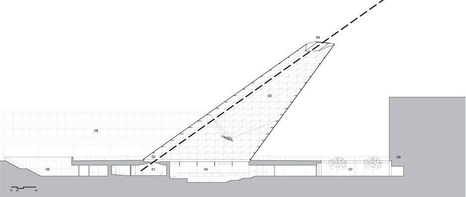 Centre of Leadership for a US Air Force base designed by Skidmore Owings and Merrill
