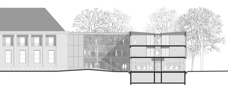 Maison d’Education de la Légion d’Honneur in Paris by Belus & Hénocq Architectes