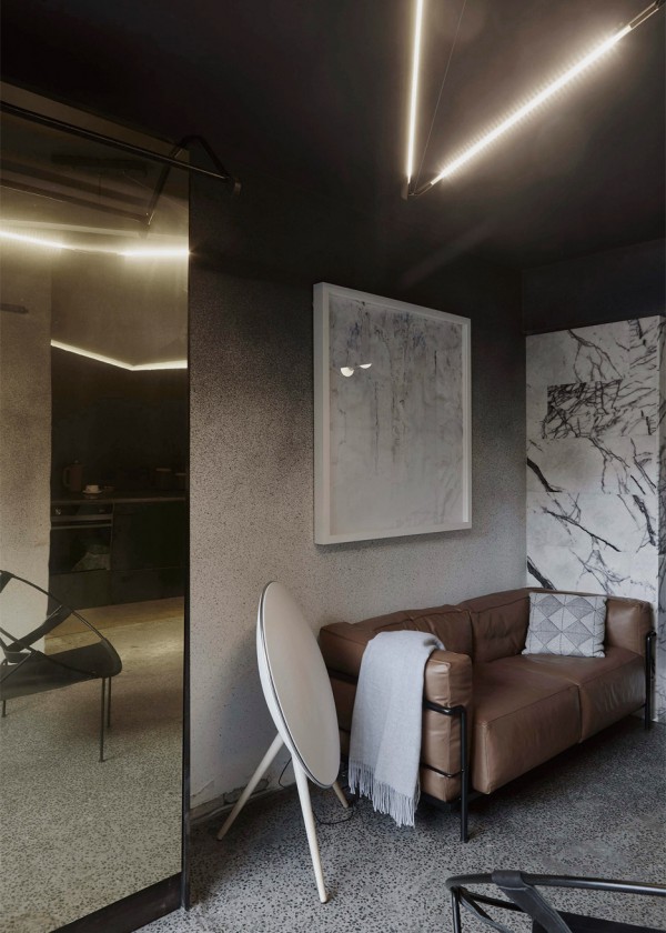 Microlux apartment interior design by Edwards Moore in Melbourne, Australia