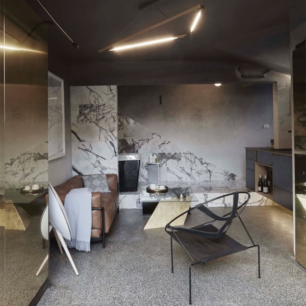 Microlux apartment interior design by Edwards Moore in Melbourne, Australia
