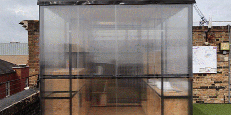 London architects create pop-up art studio to highlight the city’s unaffordable rents