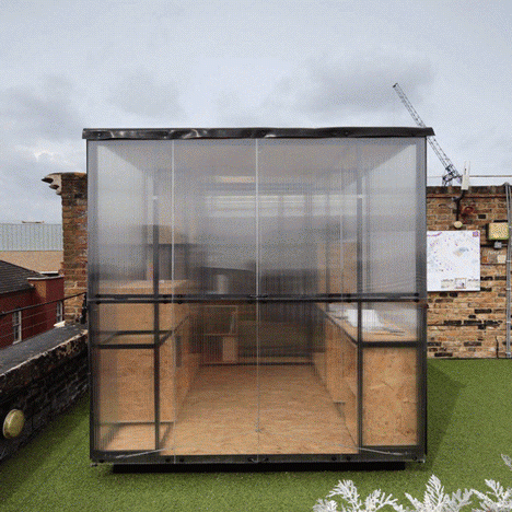 London architects create pop-up art studio to highlight the city’s unaffordable rents