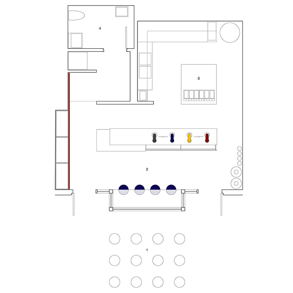 Mister Ice Cream interior in Canada by Scott and Scott