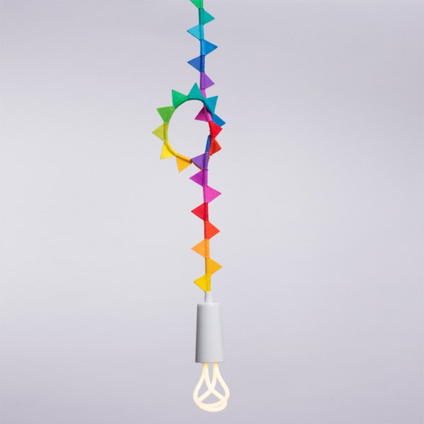modern Family collection by Plumen adds bunting to it's classic pendant lights