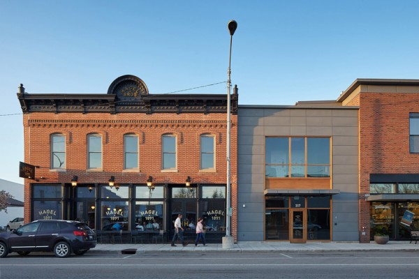 Urban development scheme for Mount Sterling, Illinois by Kiku Obata Architects