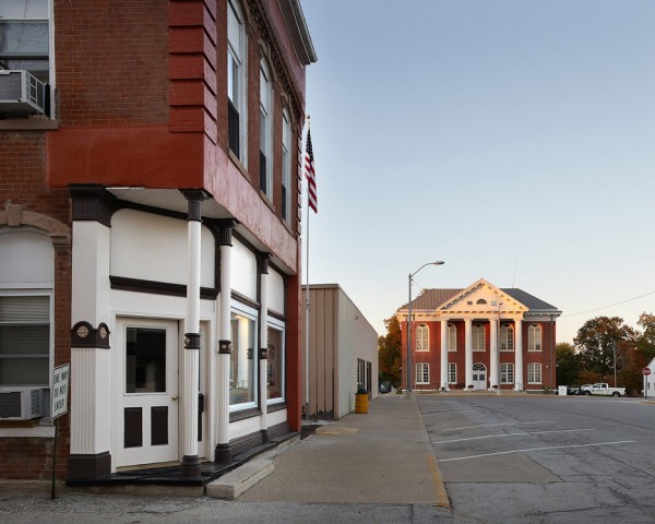 Urban development scheme for Mount Sterling, Illinois by Kiku Obata Architects