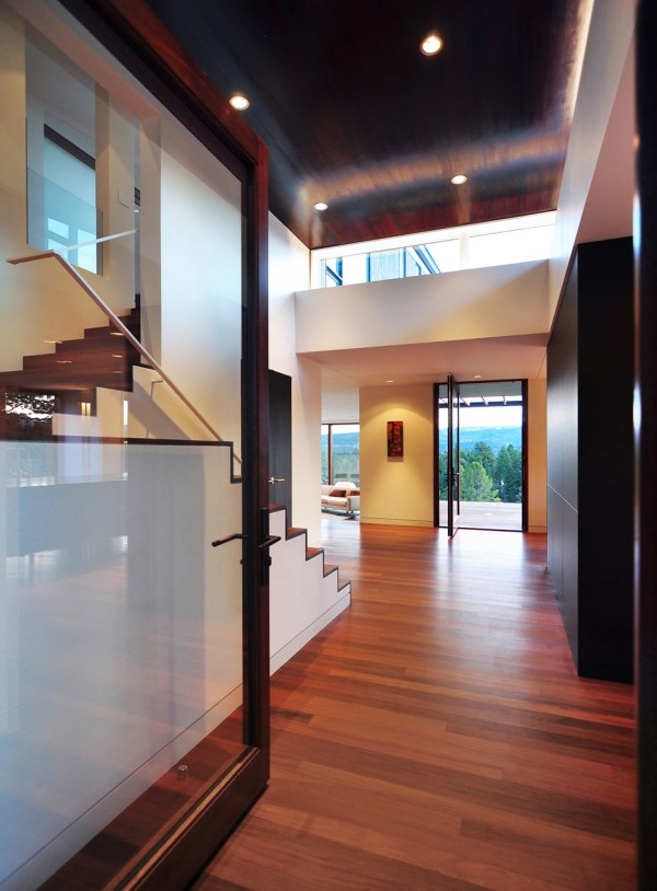 The Mountain House in Montana by Johnsen Schmaling Architects is clad with charred wood