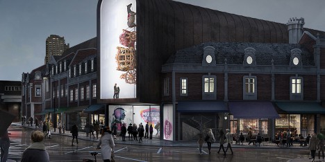 Competition entry for the new Museum of London building, UK by BIG