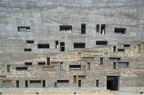 Lu and Wang's Ningbo History Museum was constructed almost entirely out of recycled bricks