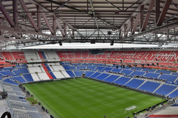 Parc Olympique Lyonnais by Populous in Lyon, France, stadium architecture for Euro 2016