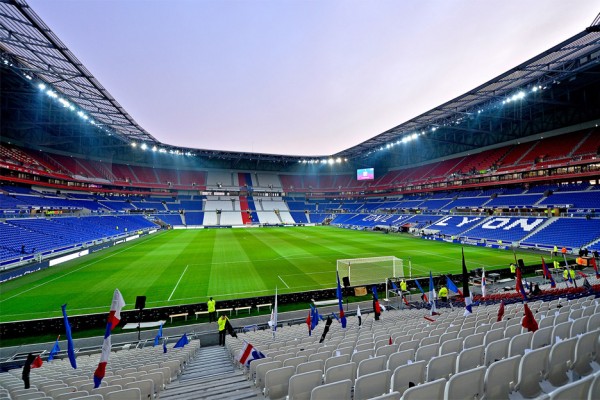 Parc Olympique Lyonnais by Populous in Lyon, France, stadium architecture for Euro 2016