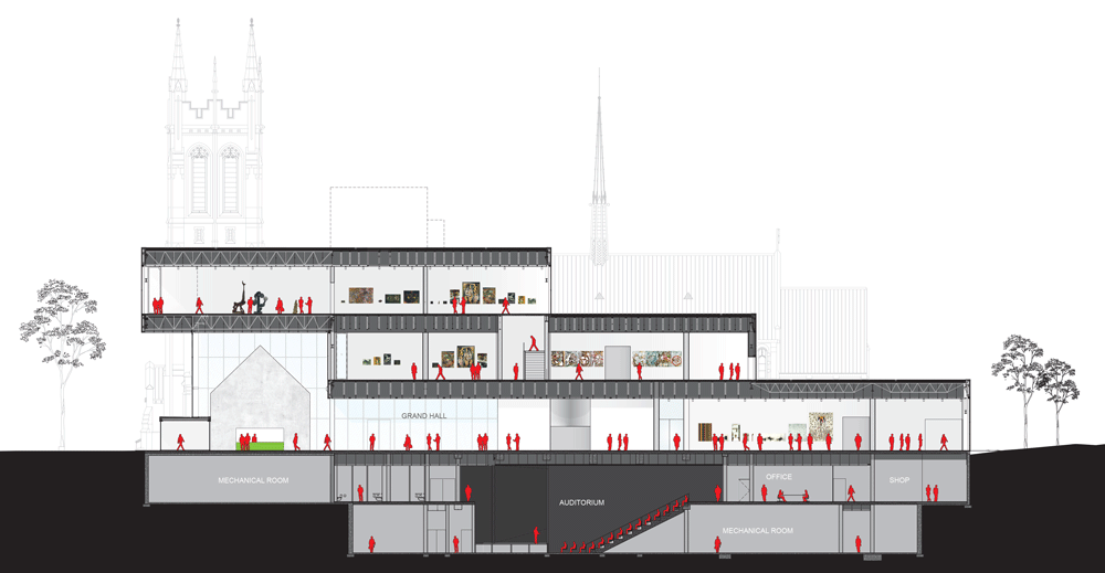 Pierre Lassonde Pavilion in Quebec City designed by OMA