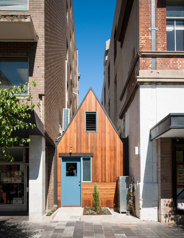Pink Moon Saloon in Adelaide designed by Sans-Arc is a bar squeezed into a bin alley