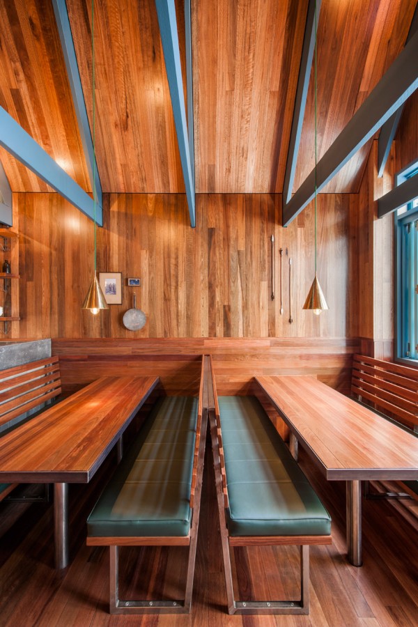 Pink Moon Saloon in Adelaide designed by Sans-Arc is a bar squeezed into a bin alley