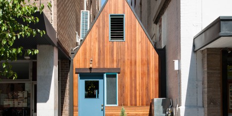 Pink Moon Saloon in Adelaide designed by Sans-Arc is a bar squeezed into a bin alley