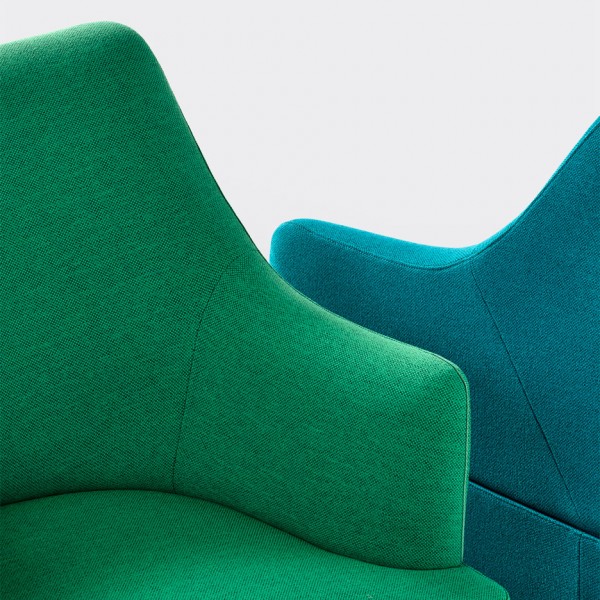 Plex modular lounge system designed by Industrial Facility for Herman Miller shown at NeoCon 2016