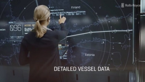 Rolls Royce unveil autonomous cargo ship concept
