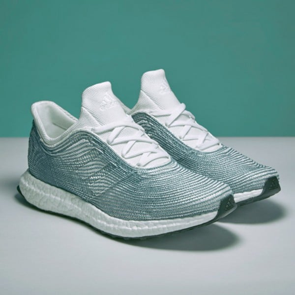 Adidas and Parley for the Ocean design ocean plastic trainers