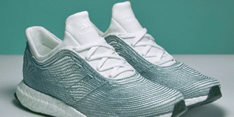 Adidas and Parley for the Ocean design ocean plastic trainers