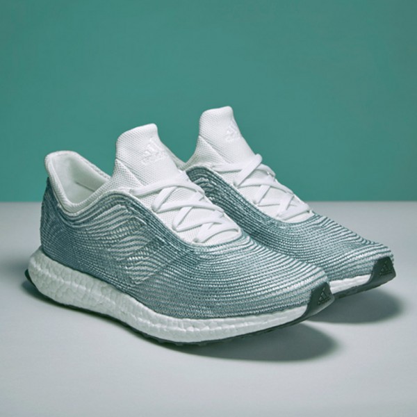 Adidas and Parley for the Ocean design ocean plastic trainers