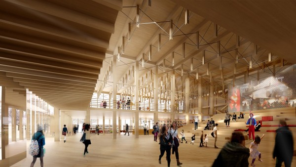 Cultural centre and hotel by White Arkitekter