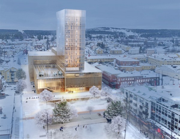 Cultural centre and hotel by White Arkitekter