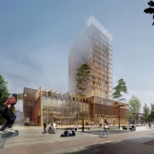 Cultural centre and hotel by White Arkitekter