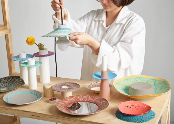 Spirograph Lab by Shawn Yang is a machine that alllows the 2D spirograph pattern to become 3D