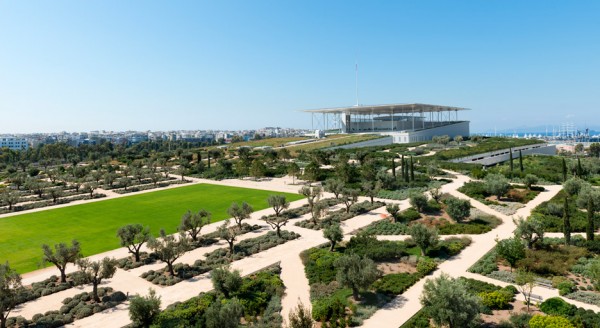 Stavros Niarchos Foundation Cultural Centre designed by Renzo Piano for Athens