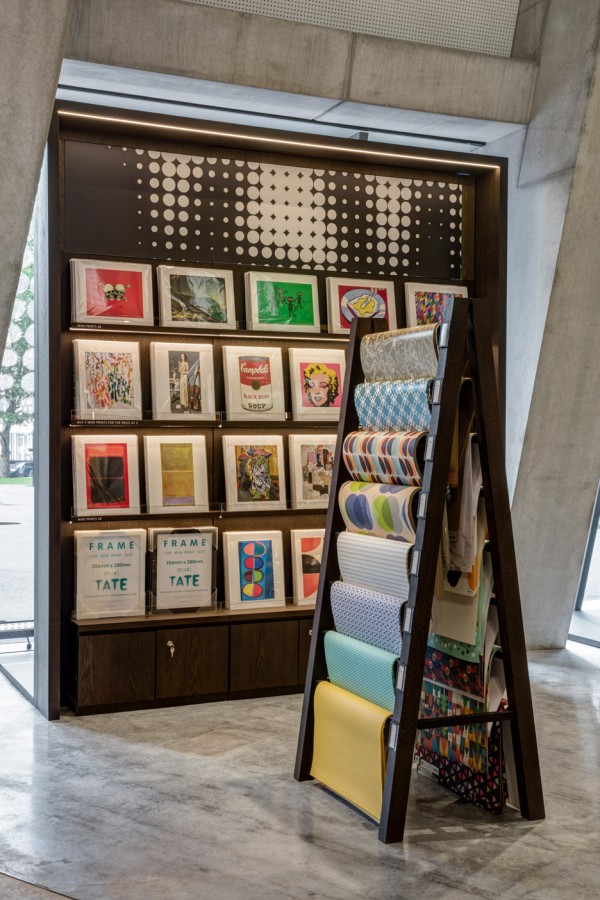New shop inside the Tate Modern extension designed by UXUS