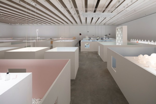 The Space Inbetween Nendo retrospective exhibition at the Museum Holon in Israel. Photograph by Takumi Ota