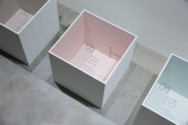 The Space Inbetween Nendo retrospective exhibition at the Museum Holon in Israel. Photograph by Takumi Ota