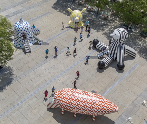 Tiovivo: whimsical sculptiures exhibition by Jaimé Hayon at the High Museum of Art in Atlanta
