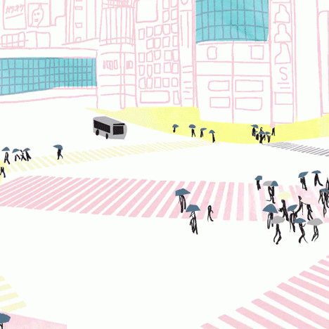 Tessa Chong contrasts Japanese landscapes and cityscapes for Super Magic Hats video