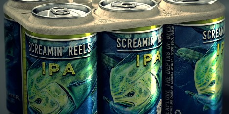 Edible six-pack rings by We Believers x Saltwater Brewery