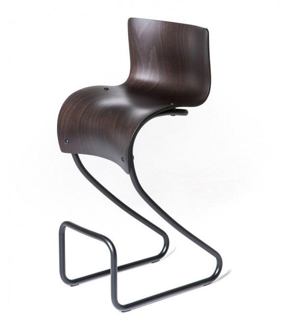 One Skin bar stool by Moroso and Ron Arad