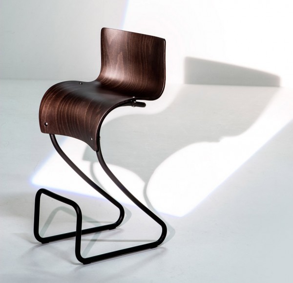 One Skin bar stool by Moroso and Ron Arad