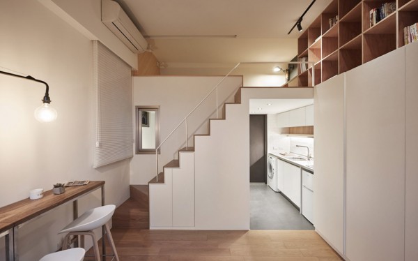 A Little Design creates 22m2 apartment in Taiwan