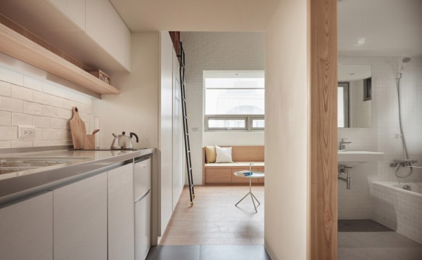A Little Design creates 22m2 apartment in Taiwan