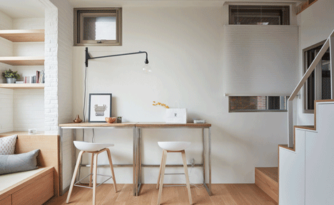 A Little Design creates 22m2 apartment in Taiwan