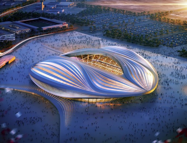 Al Wakrah stadium by Zaha Hadid Architects