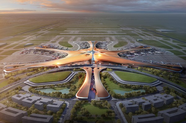 Beijing New Airport by Zaha Hadid Architects