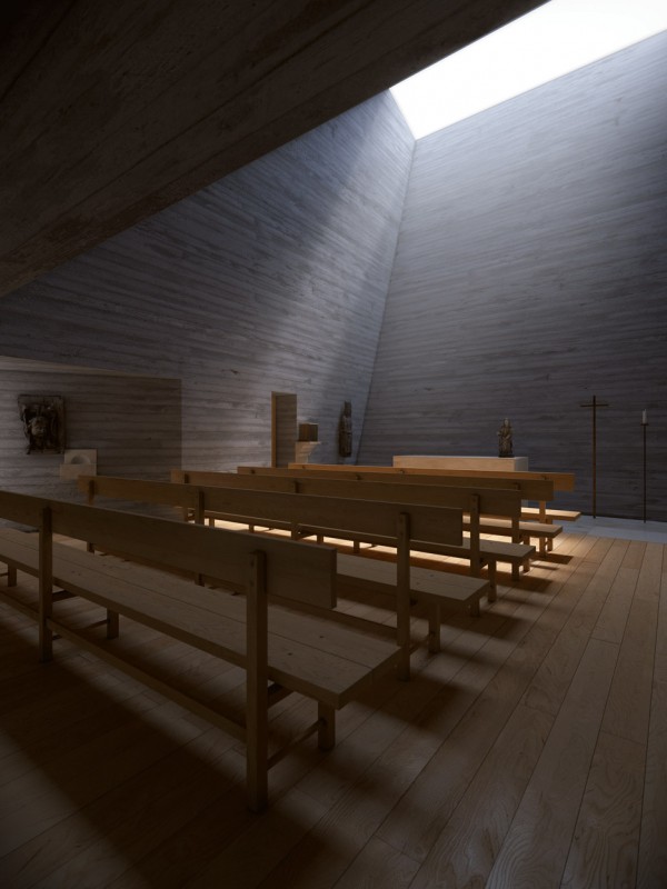 Chapel in Switzerland by Joaquim Portela Arquitetos